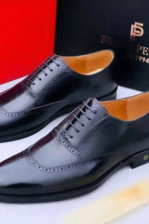 Frank Perry classic black leather shoe